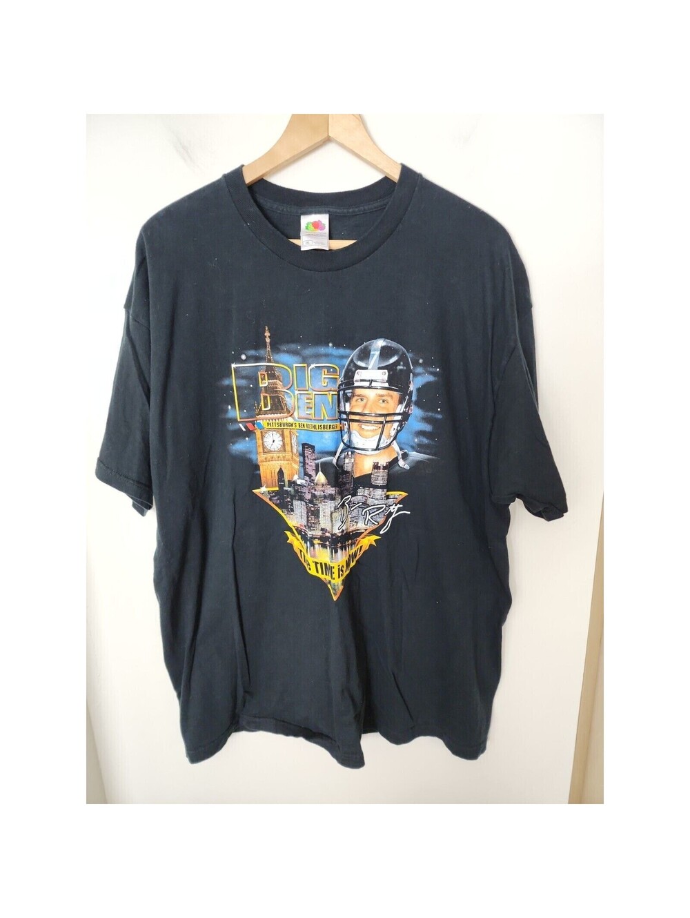Ben Roethlisberger Men's Size 2XL Pittsburgh Steelers Big Ben Tee XXL